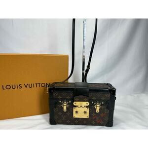 Louis Vuitton Petite Malle Handbag Monogram Canvas SPB-TS 356693